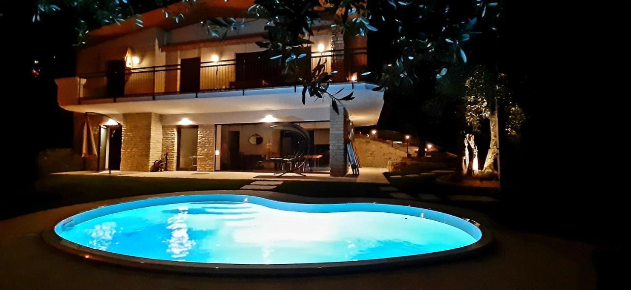 ברנצונה סול גארדה Villa Mimosa-Con Piscina E Vista Lago מראה חיצוני תמונה