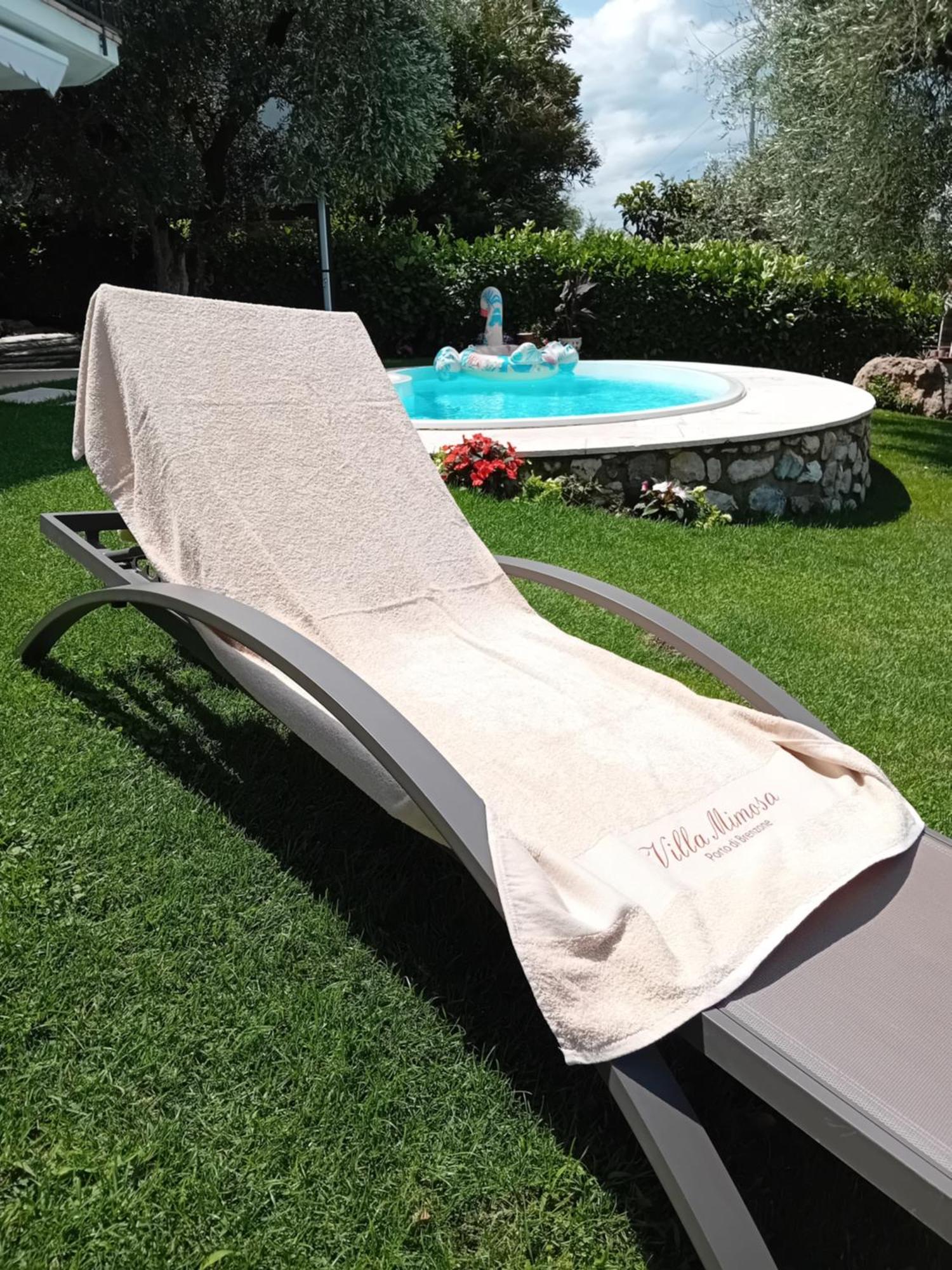 ברנצונה סול גארדה Villa Mimosa-Con Piscina E Vista Lago מראה חיצוני תמונה